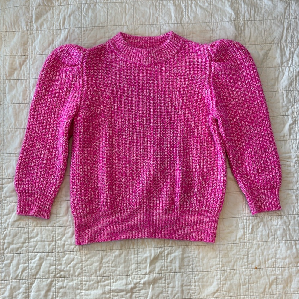 Autumn Cashmere Puff 3/4 Sleeve Sweater
